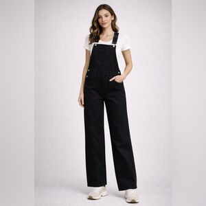 LA Girl Black Women's Jeans Overalls